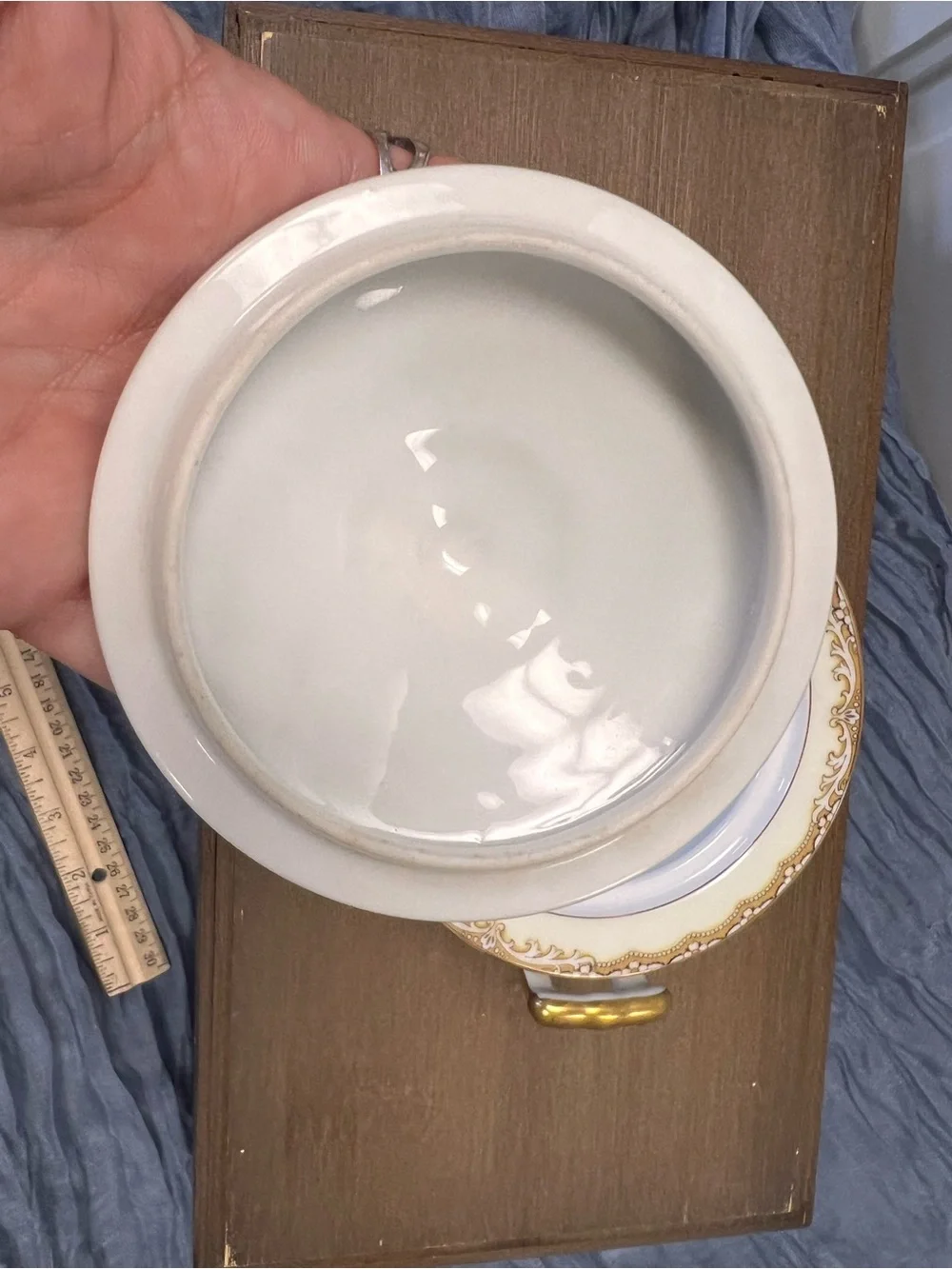 Noritake porcelain sugar